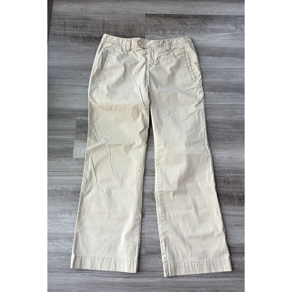 Eddie Bauer Womens Khaki Pants Size 10 Vashon Fit Straight Leg